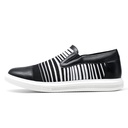 STRIDE Shoes For Men Height - Men Shoes To Look Taller - Black Knit Slip On Sneakers 5 CM / 1.95 Inches