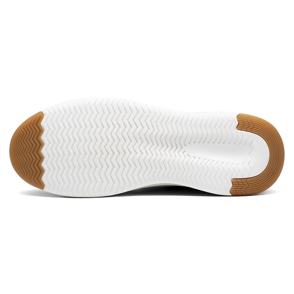 STRIDE Height Increasing Sneakers - Shoe Lifts To Increase Height - Beige Men's Casual Sneakers 6CM / 2.36 Inches