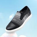 STRIDE Shoes For Men Height - Men Shoes To Look Taller - Black Knit Slip On Sneakers 5 CM / 1.95 Inches