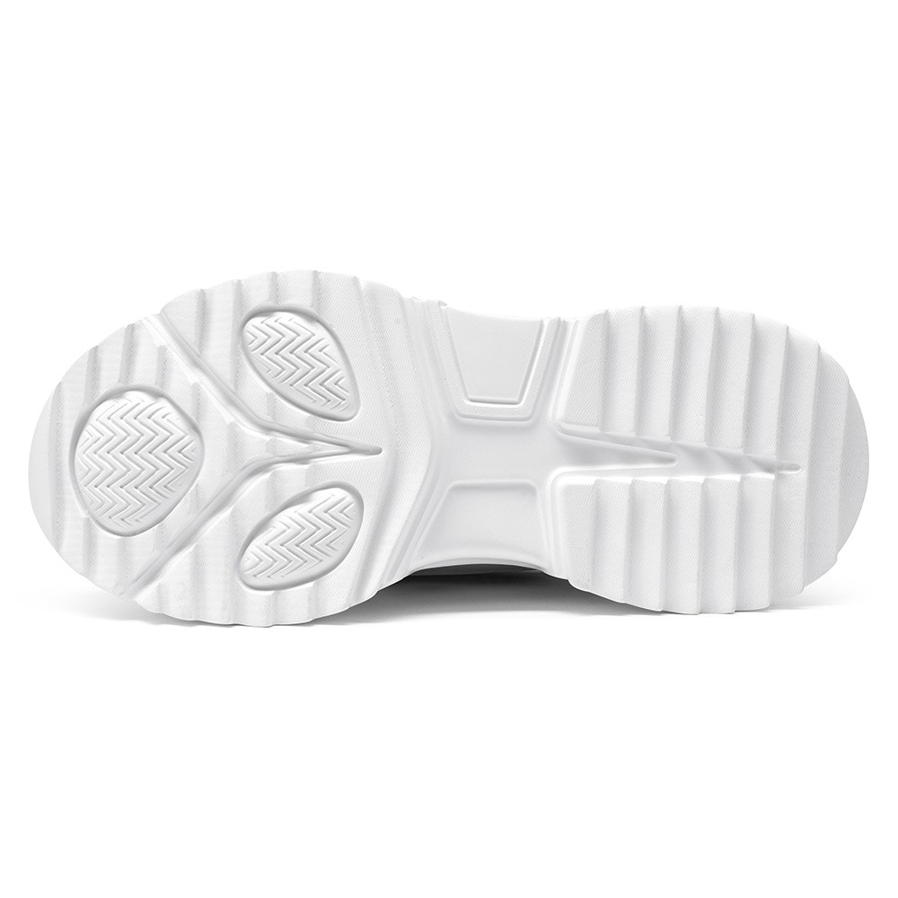 STRIDE Height Increasing Sneakers - Mens Sneakers That Make You Taller - High Top Men White Sneakers 10 CM / 3.94 Inches