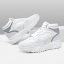 STRIDE Height Increasing Sneakers - Mens Sneakers That Make You Taller - High Top Men White Sneakers 10 CM / 3.94 Inches
