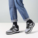 STRIDE Elevator Shoes For Men - Height Increasing Sneakers - Gray Nubuck High Top Sneakers 9cm / 3.54 Inches