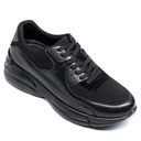 STRIDE Elevator Sneakers - Shoes For Height Increase - Black Breathable Sneakers For Men 8CM / 3.15 Inches