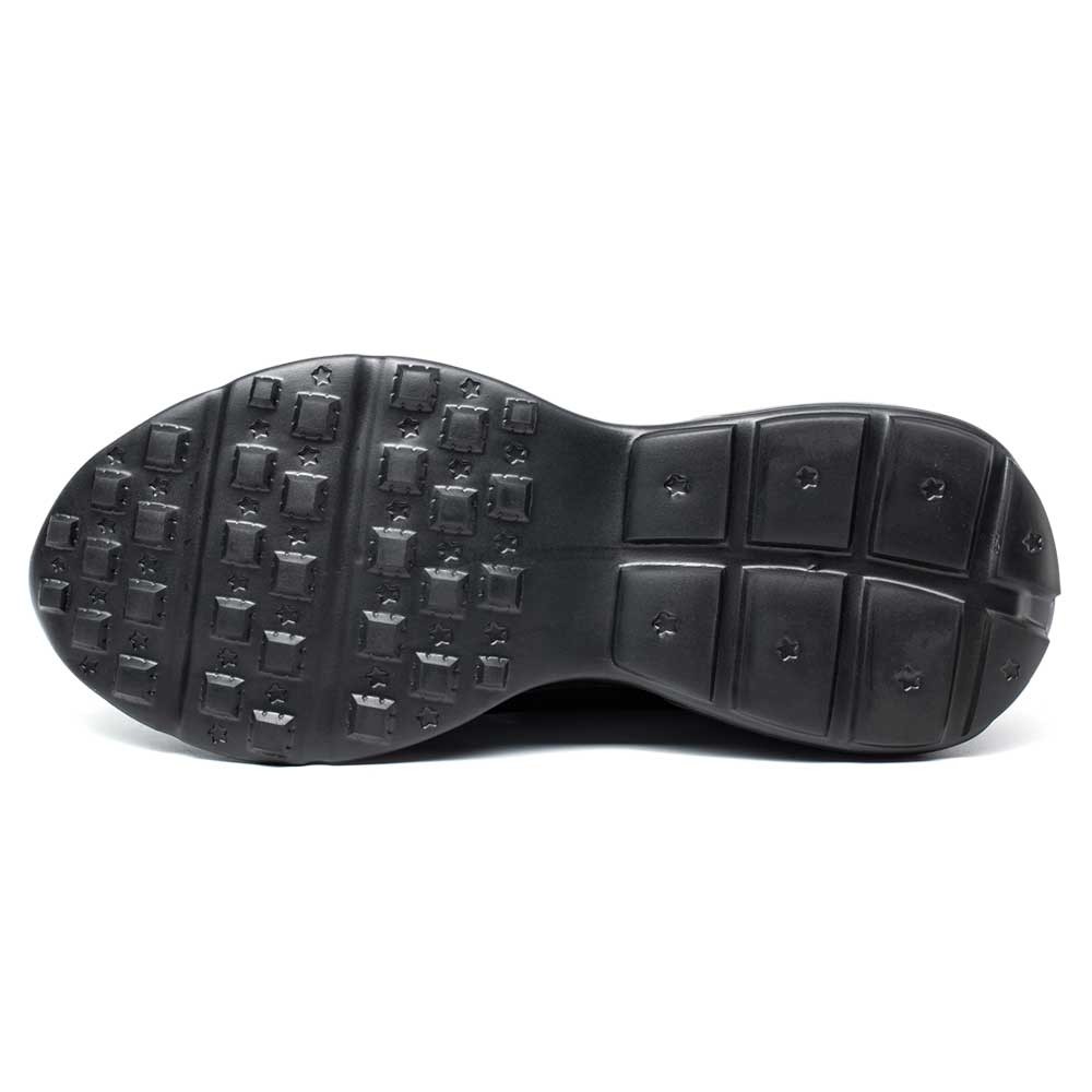 STRIDE Elevator Sneakers - Shoes For Height Increase - Black Breathable Sneakers For Men 8CM / 3.15 Inches