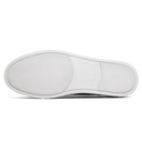 STRIDE Elevator Shoes Sneakers - Men Casual Black Leather Sneakers 5cm / 1.95 Inches