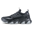 STRIDE Height Increase Sneakers - Sneakers That Make You Taller - Black Breathable Fashion Men Walking Shoes 8 CM / 3.15 Inches