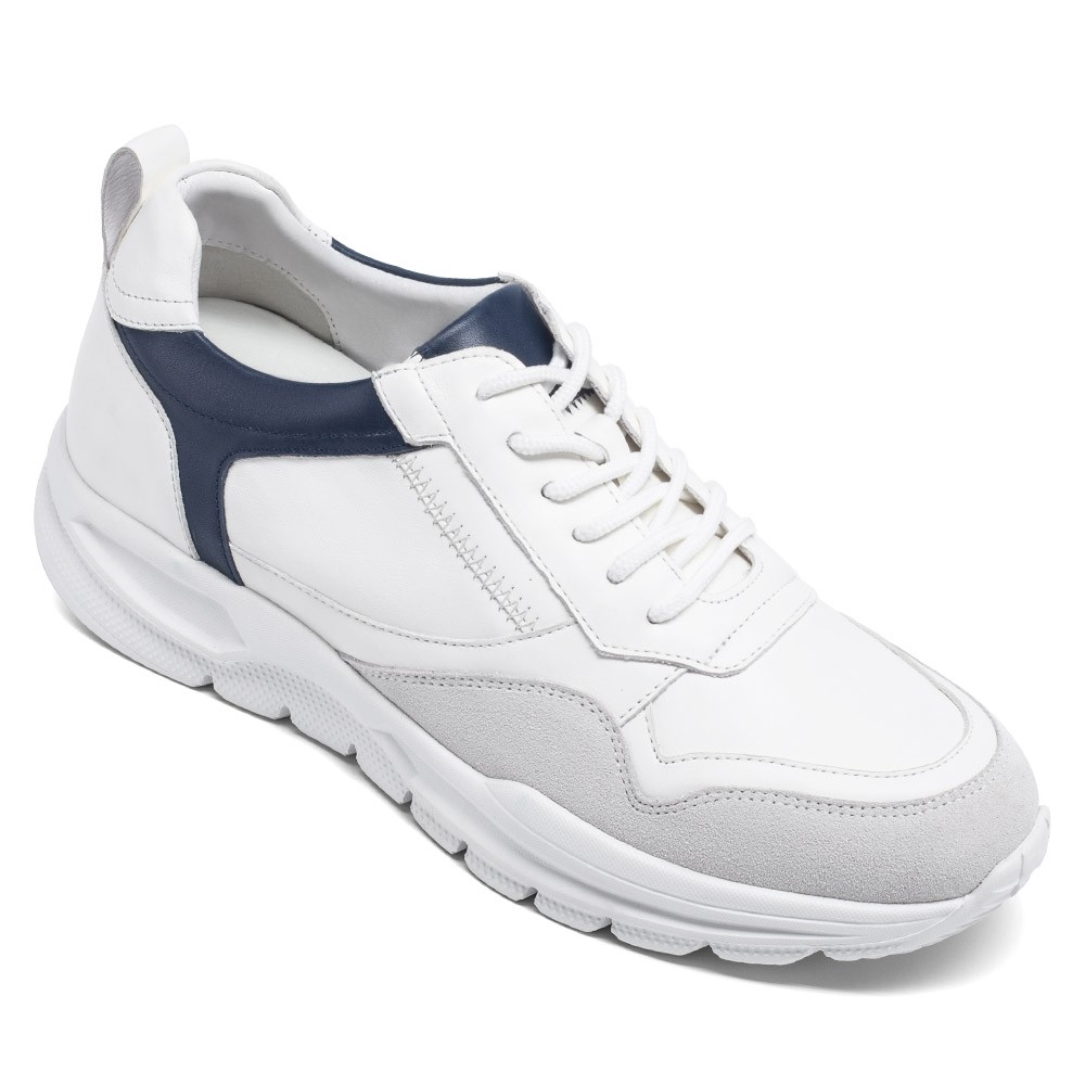 STRIDE Elevator Shoes - Height Boosting Shoes For Men - Men Casual Leather Sneakers 7 CM / 2.76 Inches
