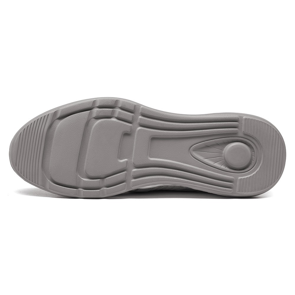STRIDE Height Increase Sneakers - Mens High Lift Shoes - Breathable Knit Fabric Outdoor Men Sports Shoes 7 CM / 2.76 Inches