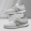 STRIDE Height Increase Sneakers - Mens High Lift Shoes - Breathable Knit Fabric Outdoor Men Sports Shoes 7 CM / 2.76 Inches