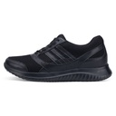 STRIDE Comfortable Height Increasing Shoes Black Mens Elevator Sneakers Sports Athletic Trainers 7CM / 2.76 Inches