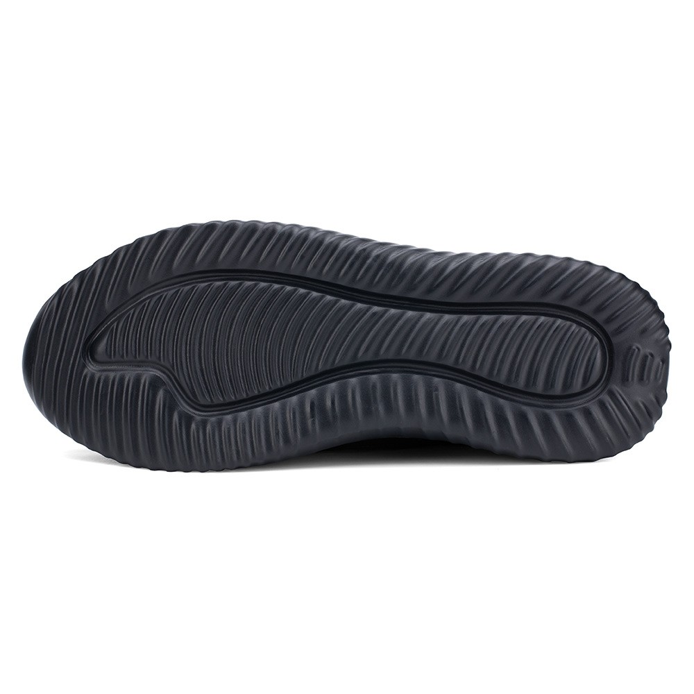 STRIDE Comfortable Height Increasing Shoes Black Mens Elevator Sneakers Sports Athletic Trainers 7CM / 2.76 Inches