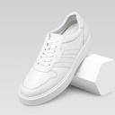 STRIDE Elevator Sneakers - High Increase Shoes - Casual Men White Sneakers 7 CM / 2.76 Inches