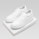 STRIDE Elevator Sneakers - High Increase Shoes - Casual Men White Sneakers 7 CM / 2.76 Inches