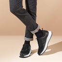 STRIDE Height Increase Sports Shoes - Breathable Men Black Sneakers That Make You Taller 7CM / 2.76 Inches
