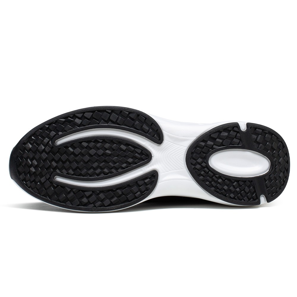 STRIDE Height Increase Sneakers - Breathable Men Black Sneakers That Make You Taller 7CM / 2.76 Inches