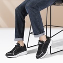 STRIDE Height Increase Sneakers - Breathable Men Black Sneakers That Make You Taller 7CM / 2.76 Inches