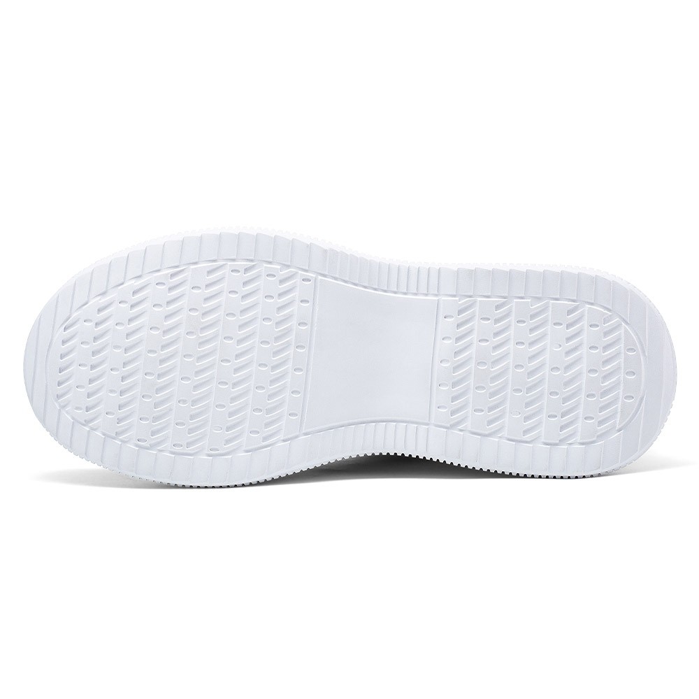 STRIDE Elevator Sneakers For Women - Hidden High Heel Shoes - White Casual Sneakers 8 CM / 3.15 Inches
