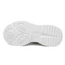 STRIDE Elevator Shoes For Women - Height Increasing Shoes For Ladies - White Wedge Sneakers 8cm / 3.15 Inches
