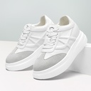STRIDE Elevator Shoes Sneakers Women - Women Casual Wedge White Sneakers 7CM / 2.76 Inches