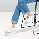 STRIDE Elevator Shoes Sneakers Women - Women Casual Wedge White Sneakers 7CM / 2.76 Inches
