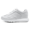 STRIDE Elevator Shoes For Women - Height Increasing Shoes For Ladies - Women Casual White Sneakers 7CM / 2.76 Inches