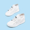 STRIDE Elevator Sneakers For Women - Sneakers To Look Taller - White Knit Sneakers 8cm / 3.15 Inches