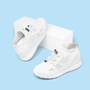 STRIDE Elevator Sneakers For Women - Sneakers To Look Taller - White Knit Sneakers 8cm / 3.15 Inches