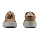 STRIDE 7 CM / 2.76 Inches Sand Suede Women Elevator Wedge Sneakers