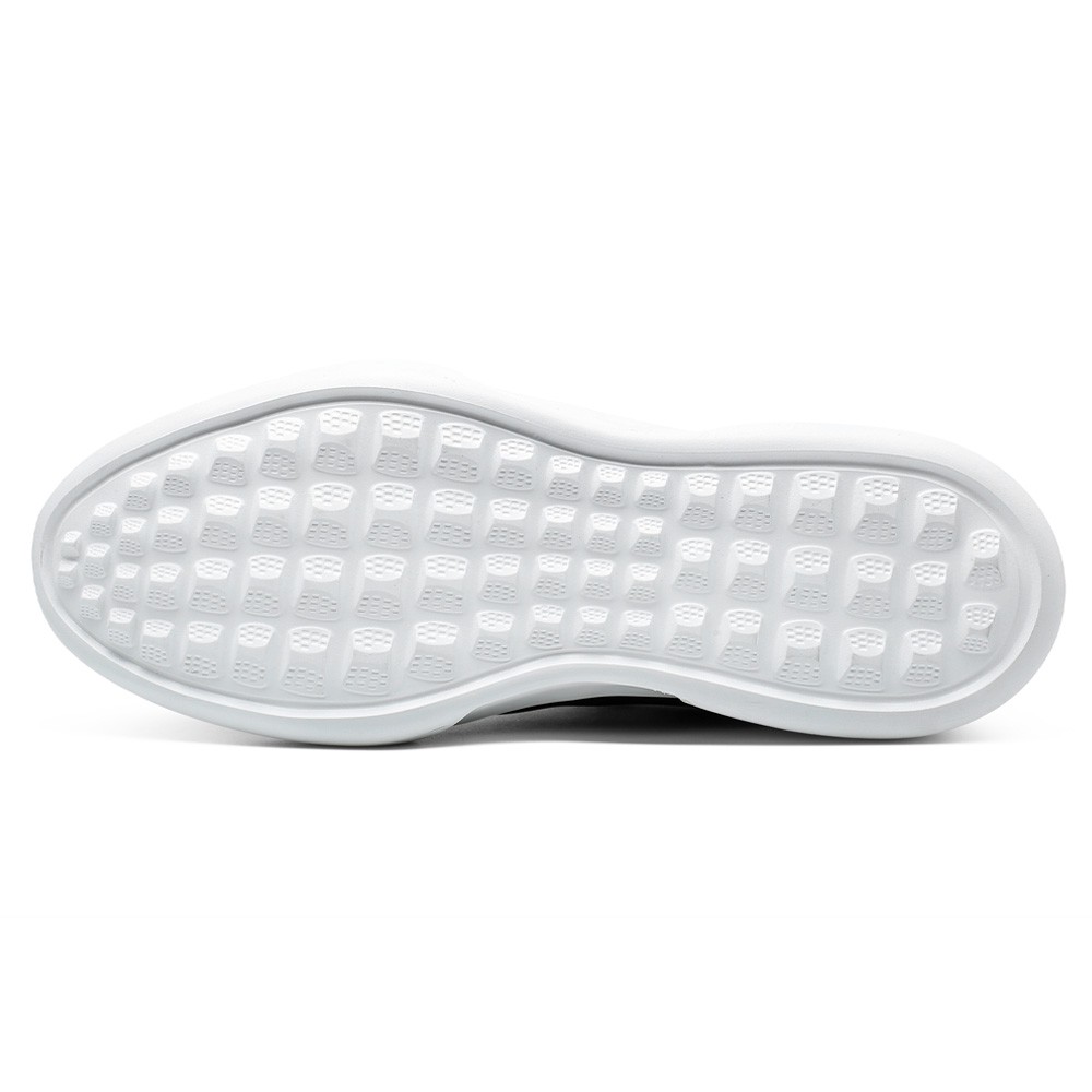 STRIDE Height Increasing Shoes For Men - Shoes That Increase Your Height - Men Black Casual Sneakers 7 CM / 2.76 Inches