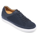 STRIDE Height Increasing Shoes For Men Casual Elevator Shoes Navy Suede Casual Sneakers 7CM / 2.76 Inches Taller