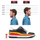 STRIDE Men Shoes Taller - Sneakers That Make You Taller Men - Black Stylish Sneakers 5 CM / 1.95 Inches