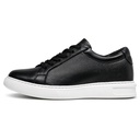STRIDE Men Height Increase Casual Shoes - Black Cowhide Leather Men Height Increasing Sneakers 5cm / 1.95 Inches