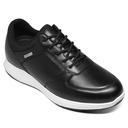 STRIDE Tall Men Shoes Sneakers - Casual Men Leather Black Height Increasing Sneakers 6cm / 2.36 Inches