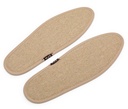 STRIDE Bamboo Charcoal Deodorant Weave Insoles Sweat-Absorbent Shoe Pads For Men Shoes -1 Pair