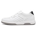 STRIDE Men Raised Shoes - Mens Shoes That Add Height - Casual White Elevator Shoes 6CM / 2.36 Inches