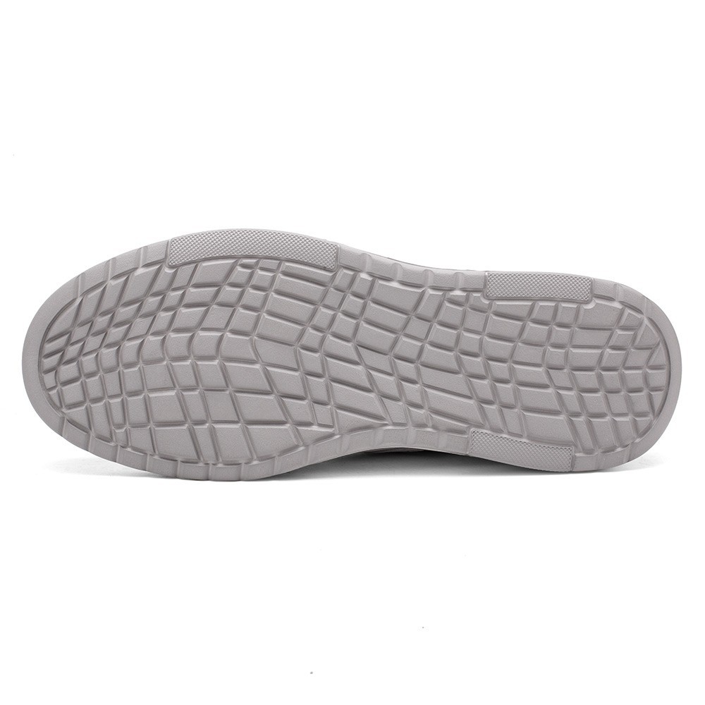 STRIDE Men Raised Shoes - Mens Shoes That Add Height - Casual White Elevator Shoes 6CM / 2.36 Inches