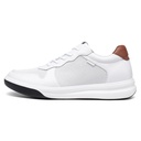 STRIDE Men Elevator Sneaker Shoes - White Leather Height Incrasing Sneakers 6cm / 2.36 Inches Taller