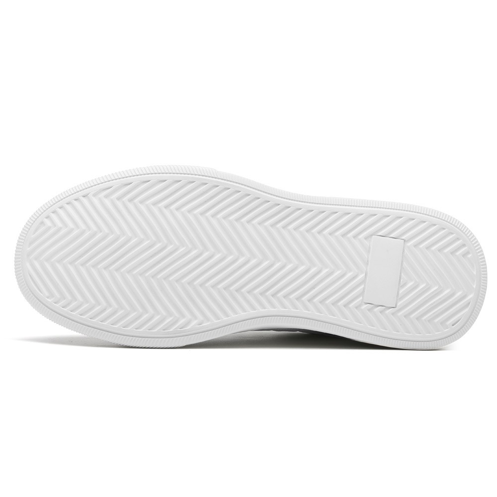 STRIDE Height Increasing Sneakers - Shoes To Increase Height Men - White Casual Sneakers 7cm / 2.76 Inches