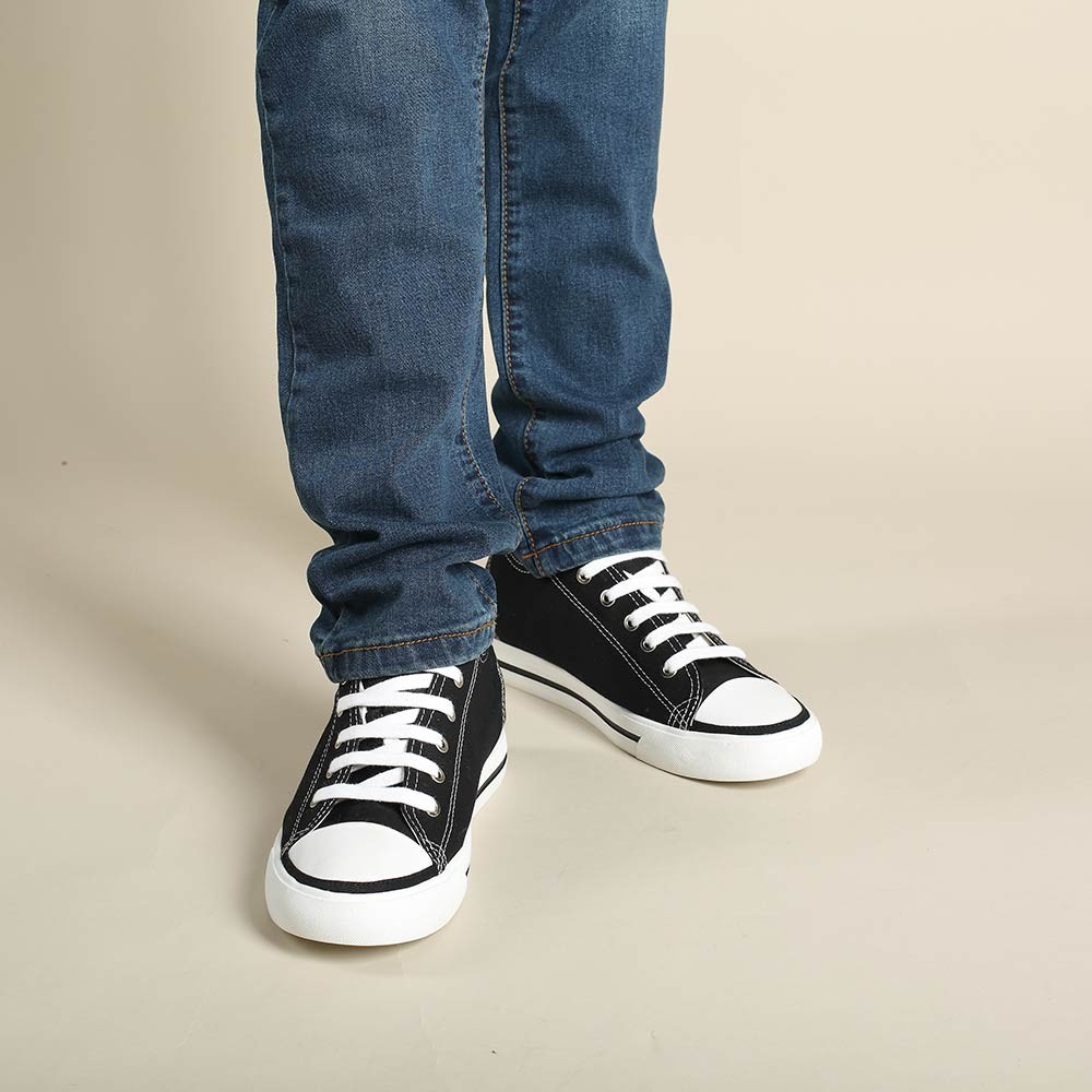 STRIDEClassic Height Increasing Shoes Mens Tall Shoes Board Canvas Athletic Sports Solid Shoes 6CM / 2.36 Inches