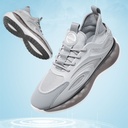 STRIDE Tall Men Shoes - Height Increasing Sneakers - Gray Knitted Fabric Men Sneakers That Make You Taller 7 CM / 2.76 Inches