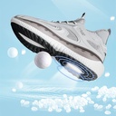 STRIDE Tall Men Shoes - Height Increasing Sneakers - Gray Knitted Fabric Men Sneakers That Make You Taller 7 CM / 2.76 Inches