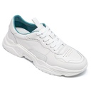 STRIDE Height Increasing Sports Shoes - Sports Shoes That Increase Your Height - White Leather Men Sneakers 7 CM / 2.76 Inches