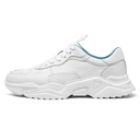 STRIDE Height Increasing Sports Shoes - Sports Shoes That Increase Your Height - White Leather Men Sneakers 7 CM / 2.76 Inches