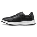 STRIDE Height Increasing Sneakers - Taller Shoes For Men - Black Leather Elevator Sneakers 7 CM / 2.76 Inches Taller