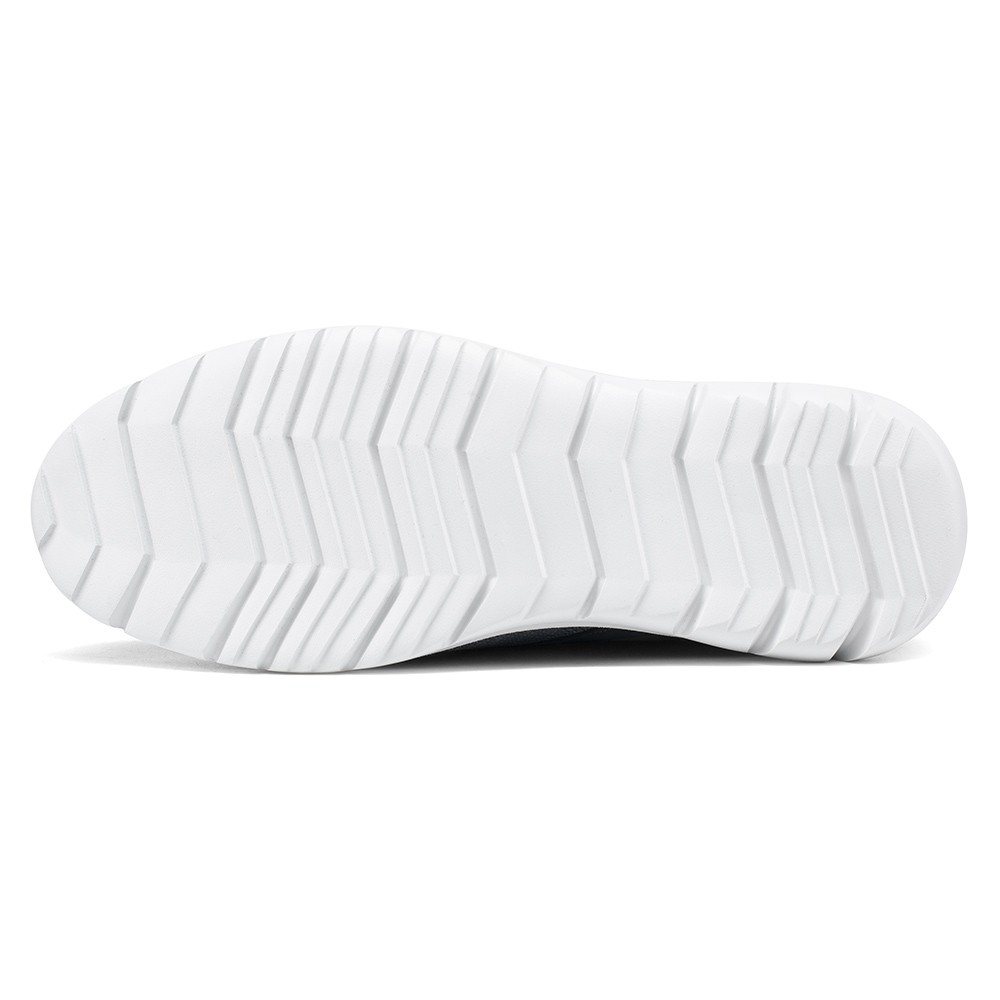 STRIDE Men Elevator Shoes Gray Mesh Casual Shoes For Short Men That Make You 7CM / 2.76 Inches Taller
