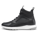 STRIDE Taller Sneakers - Sneakers Increase Height - Black High-Top Breathable Mesh Men Casual Shoes 7 CM / 2.76 Inches