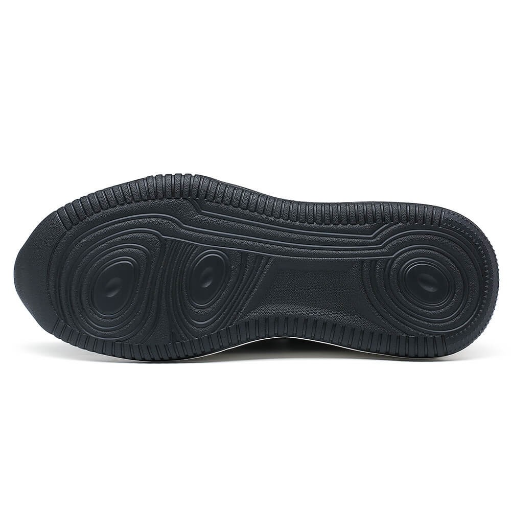 STRIDE Men Taller Shoes - Sneakers That Make You Taller - Black High Top Sneakers 7cm / 2.76 Inches