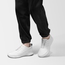 STRIDE Elevator Sneakers - Mens Taller Shoes - Breathable Leather White Sneakers To Increase Height 6 CM / 2.36 Inches