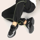 STRIDE Lightweight Elevator Shoes - Black Height Increasing Sneakers For Men 7CM / 2.76 Inches
