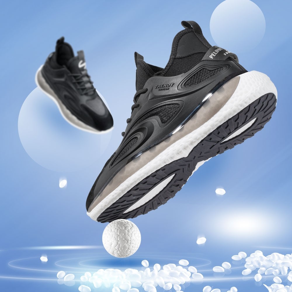 STRIDE Tall Men Shoes - Height Increasing Sneakers - Black Knitted Fabric Men Sneakers That Make You Taller 7 CM / 2.76 Inches